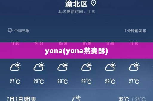 yona(yona燕麦酥)