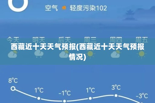 西藏近十天天气预报(西藏近十天天气预报情况)